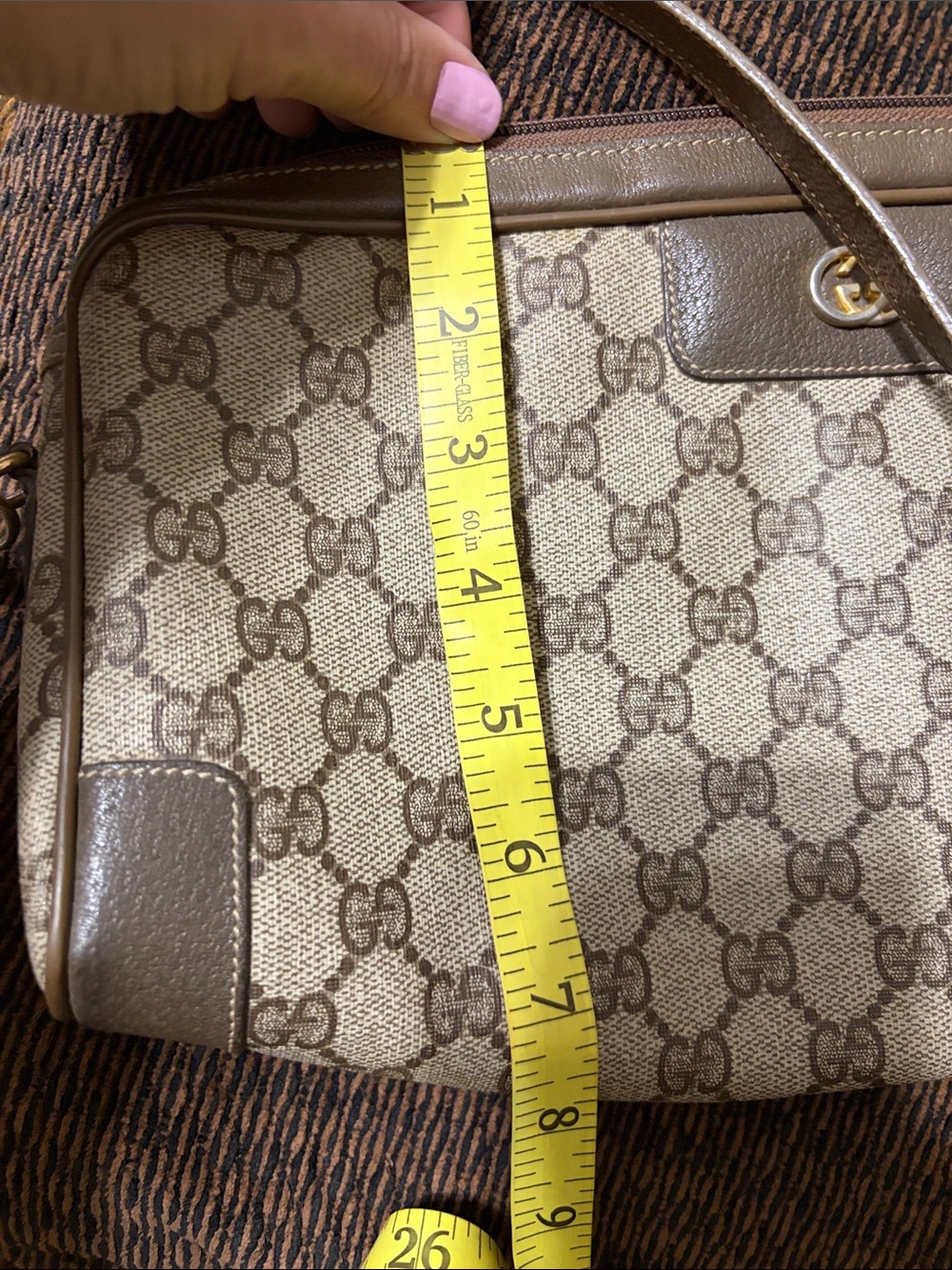 1980s Vintage Gucci GG Supreme Monogram Bag - Picture 15 of 15